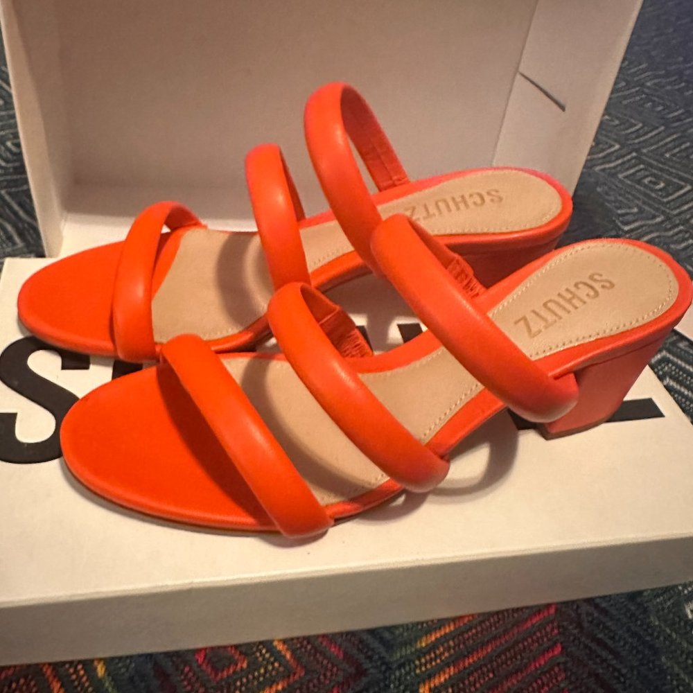 Olly Mid Block Nappa Leather Sandal